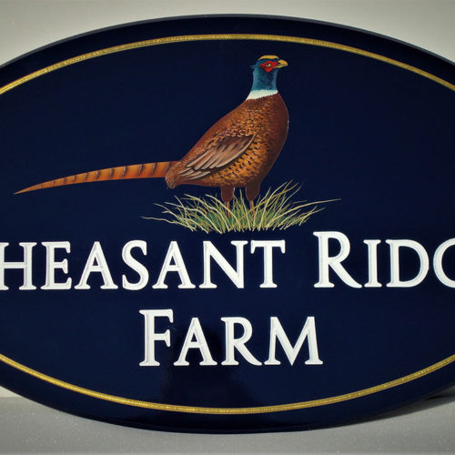 farm hand painted sign