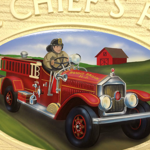 firetruck signage