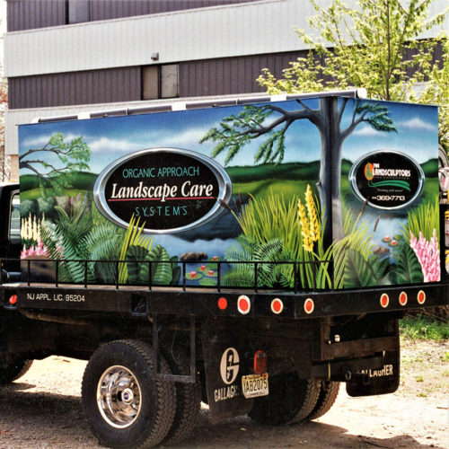 landscaping truck